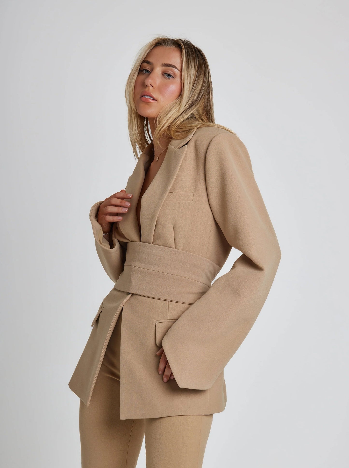 Blazer with Belt