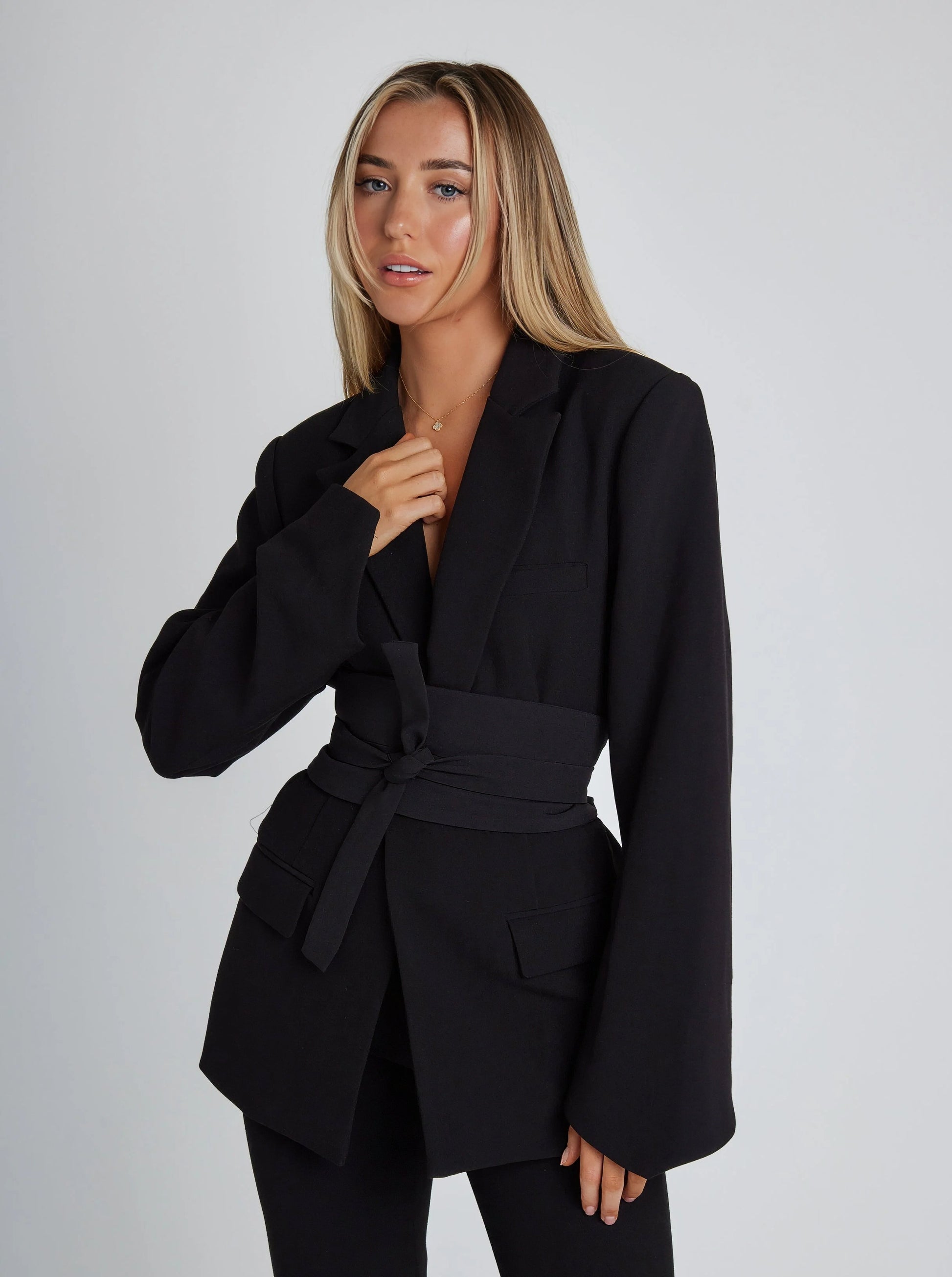 Blazer with Belt