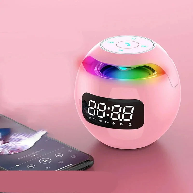 Bluetooth Alarm Clock - Smart LED Display with Wireless Music