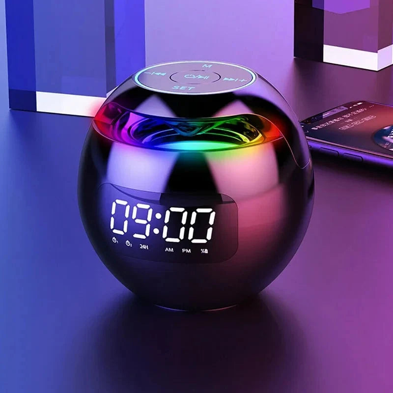 Bluetooth Alarm Clock - Smart LED Display with Wireless Music