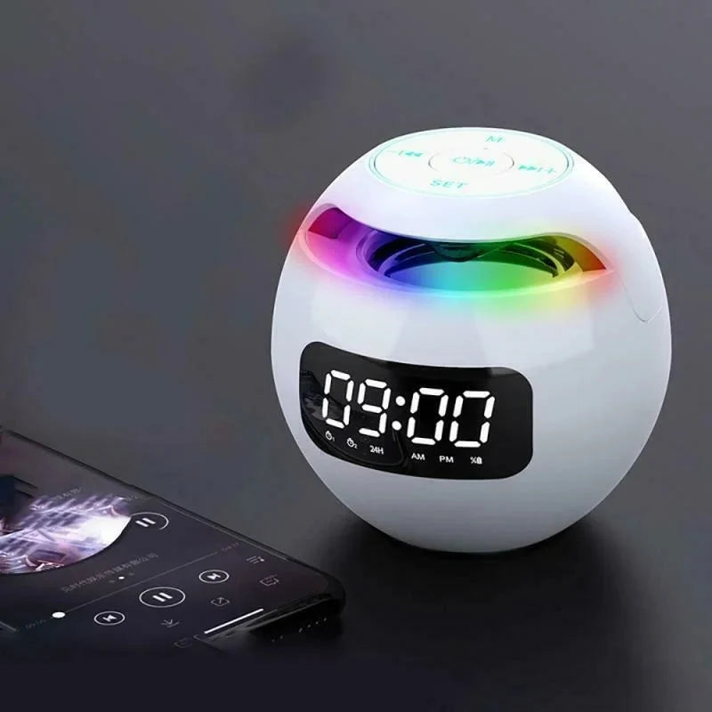 Bluetooth Alarm Clock - Smart LED Display with Wireless Music