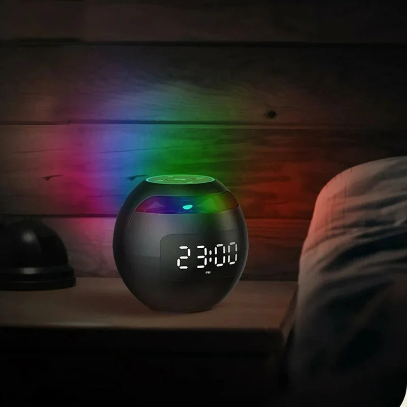Bluetooth Alarm Clock - Smart LED Display with Wireless Music