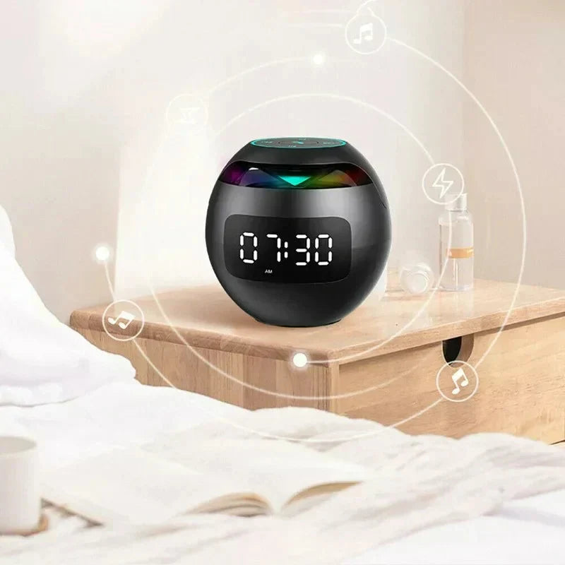 Bluetooth Alarm Clock - Smart LED Display with Wireless Music