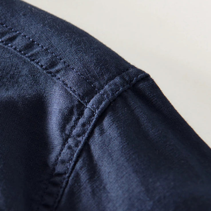 Image of Brad | Men's Long Sleeve Henley Shirt