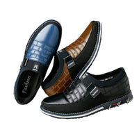Men's Breathable Leather Dress Sneakers