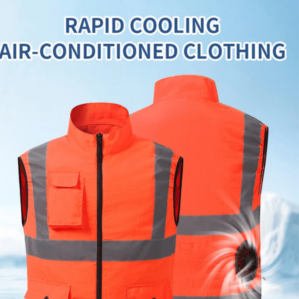 BREEZEFLOW – Cooling vest with fan system for pleasant work comfort