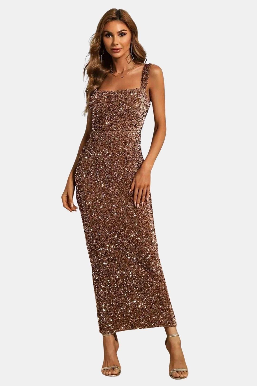 Image of Brenda | Women's Sleeveless Bodycon Maxi Dress