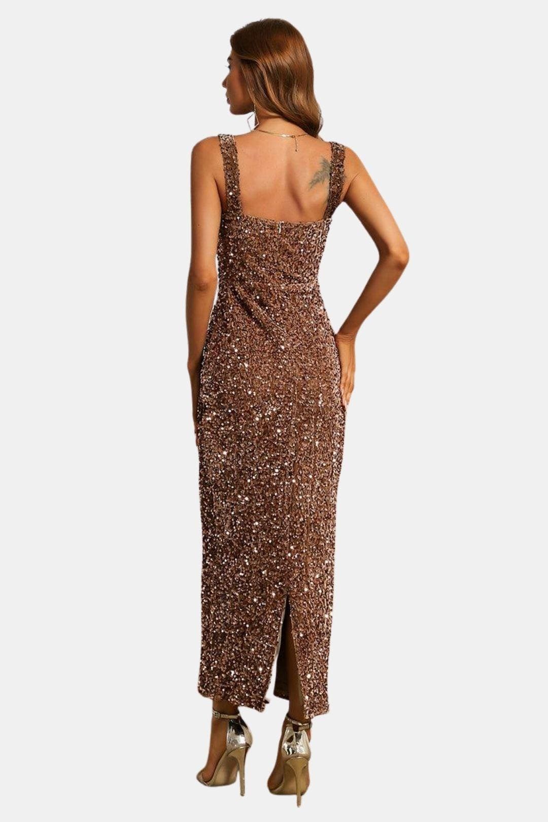 Image of Brenda | Women's Sleeveless Bodycon Maxi Dress