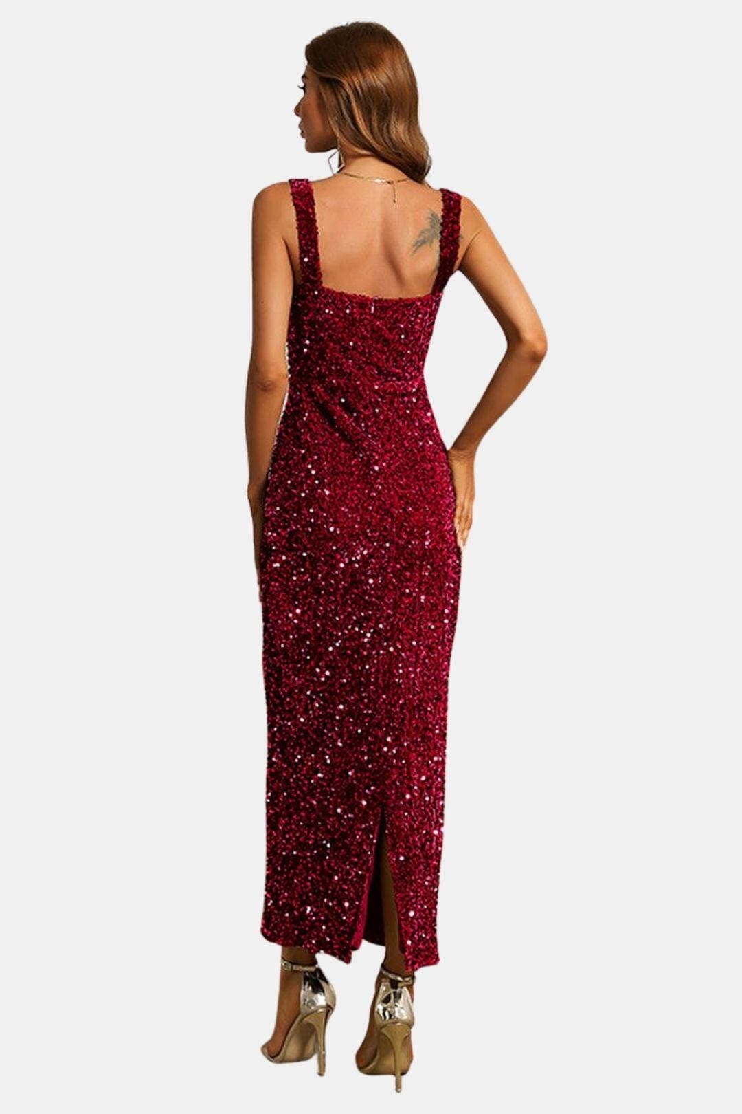 Image of Brenda | Women's Sleeveless Bodycon Maxi Dress