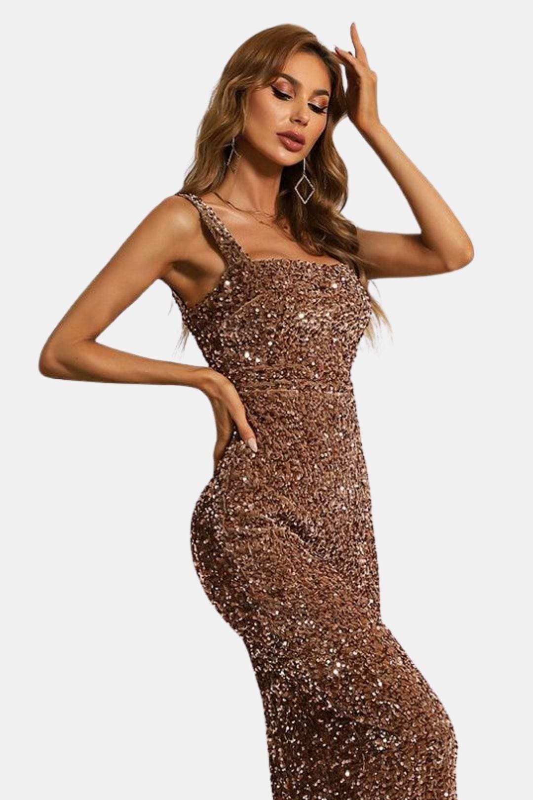 Image of Brenda | Women's Sleeveless Bodycon Maxi Dress