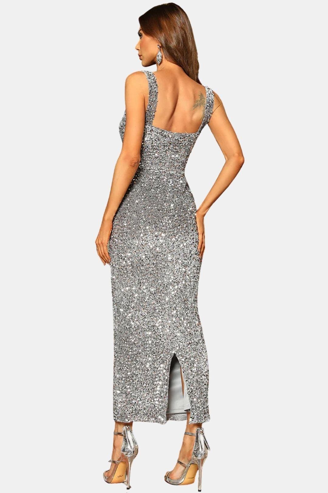 Image of Brenda | Women's Sleeveless Bodycon Maxi Dress