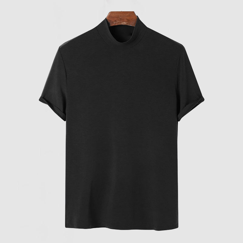 Image of Brett | Men's Fitted Turtleneck T-Shirt
