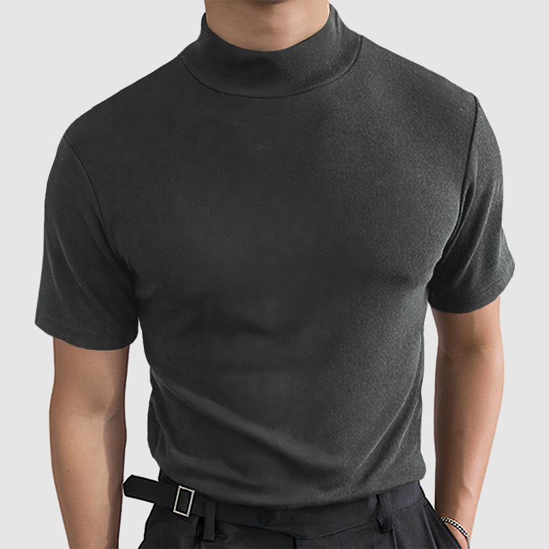 Image of Brett | Men's Fitted Turtleneck T-Shirt