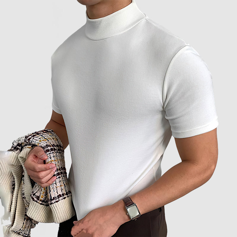 Image of Brett | Men's Fitted Turtleneck T-Shirt