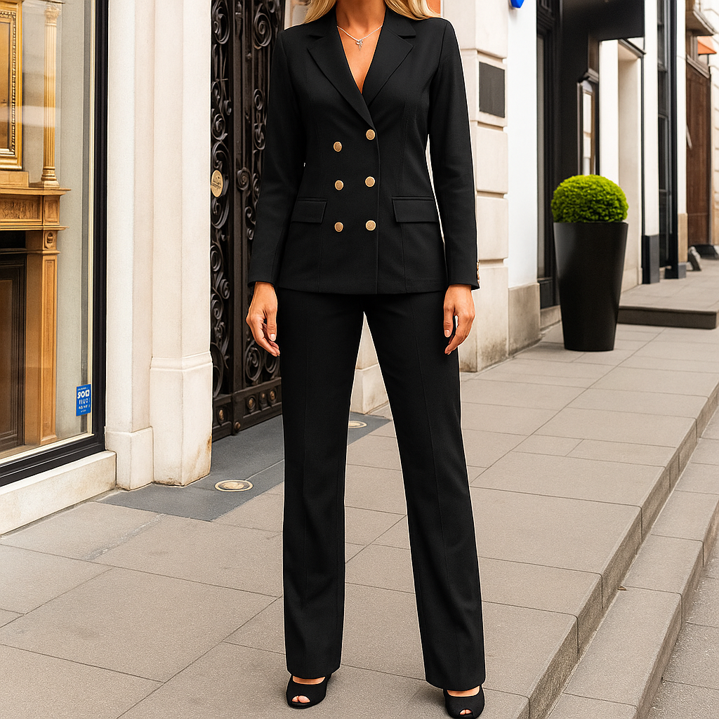 Image of Bridget | Women's Double-Breasted Suit Set