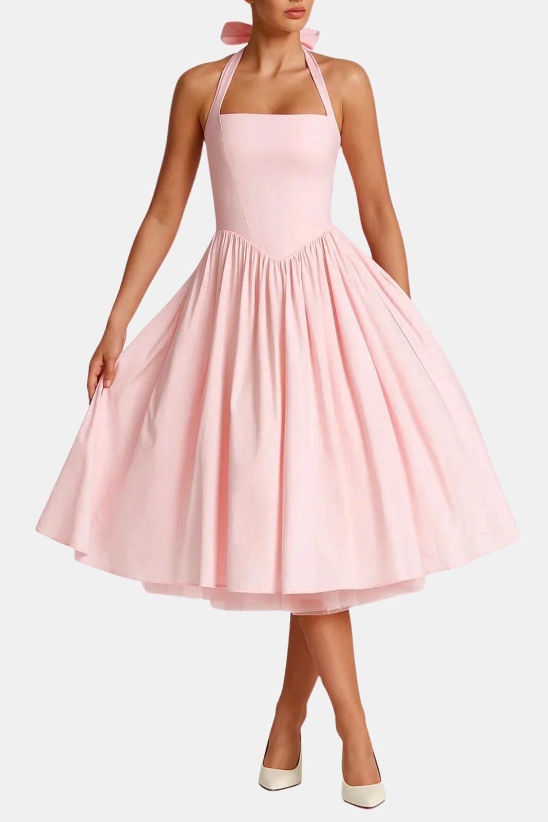 Image of Bridget | Women's Sleeveless A-Line Midi Dress