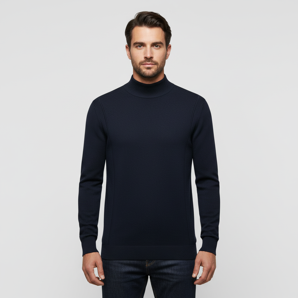 Image of Bryce | Men's Fitted Turtleneck Sweater