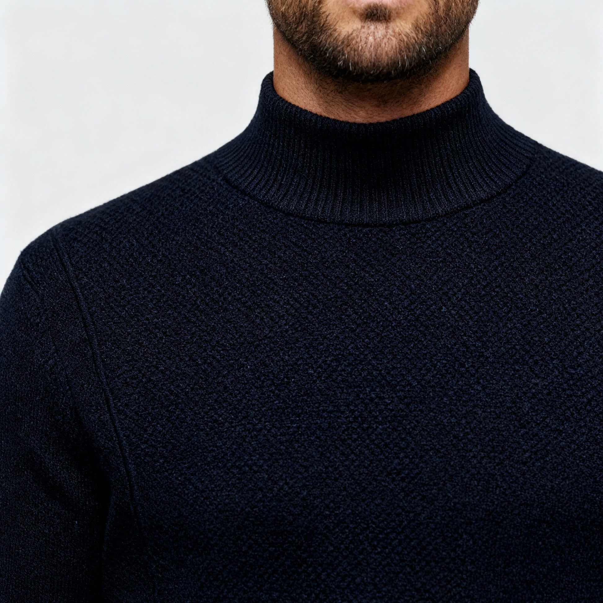 Image of Bryce | Men's Fitted Turtleneck Sweater