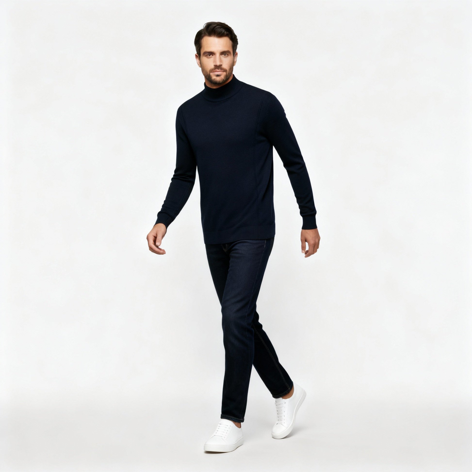Image of Bryce | Men's Fitted Turtleneck Sweater