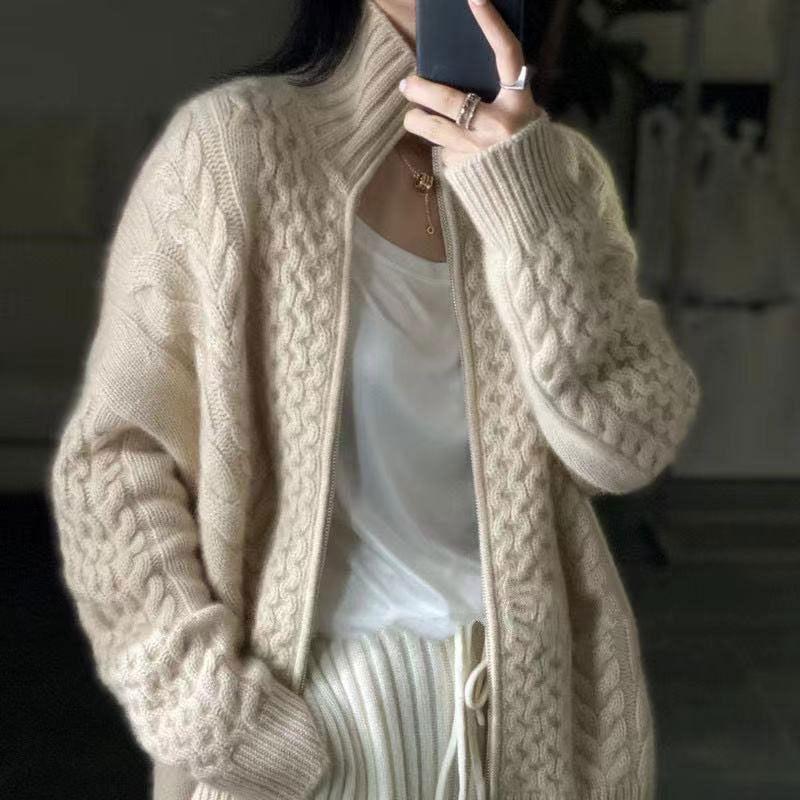 Cashmere Zip Jacket