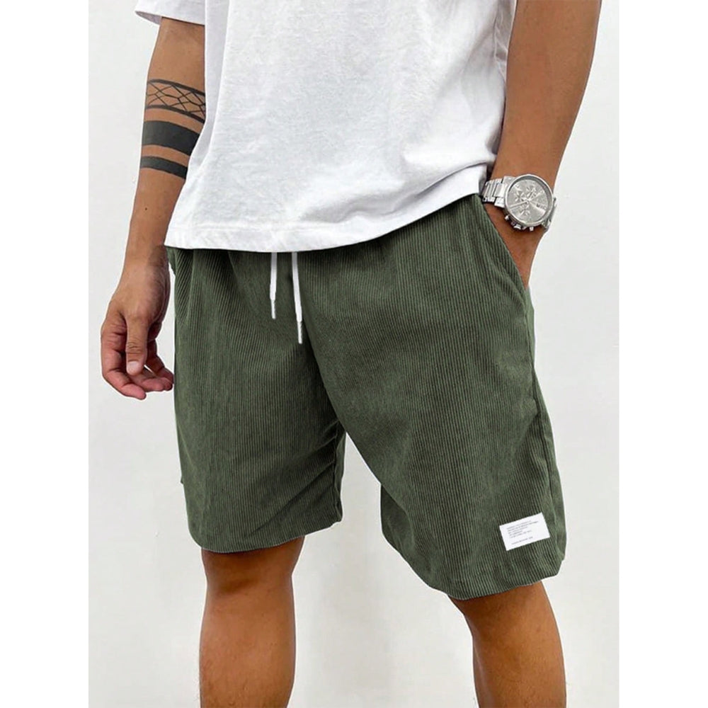 Casual Mason Shorts with Side Pockets and Adjustable Waist