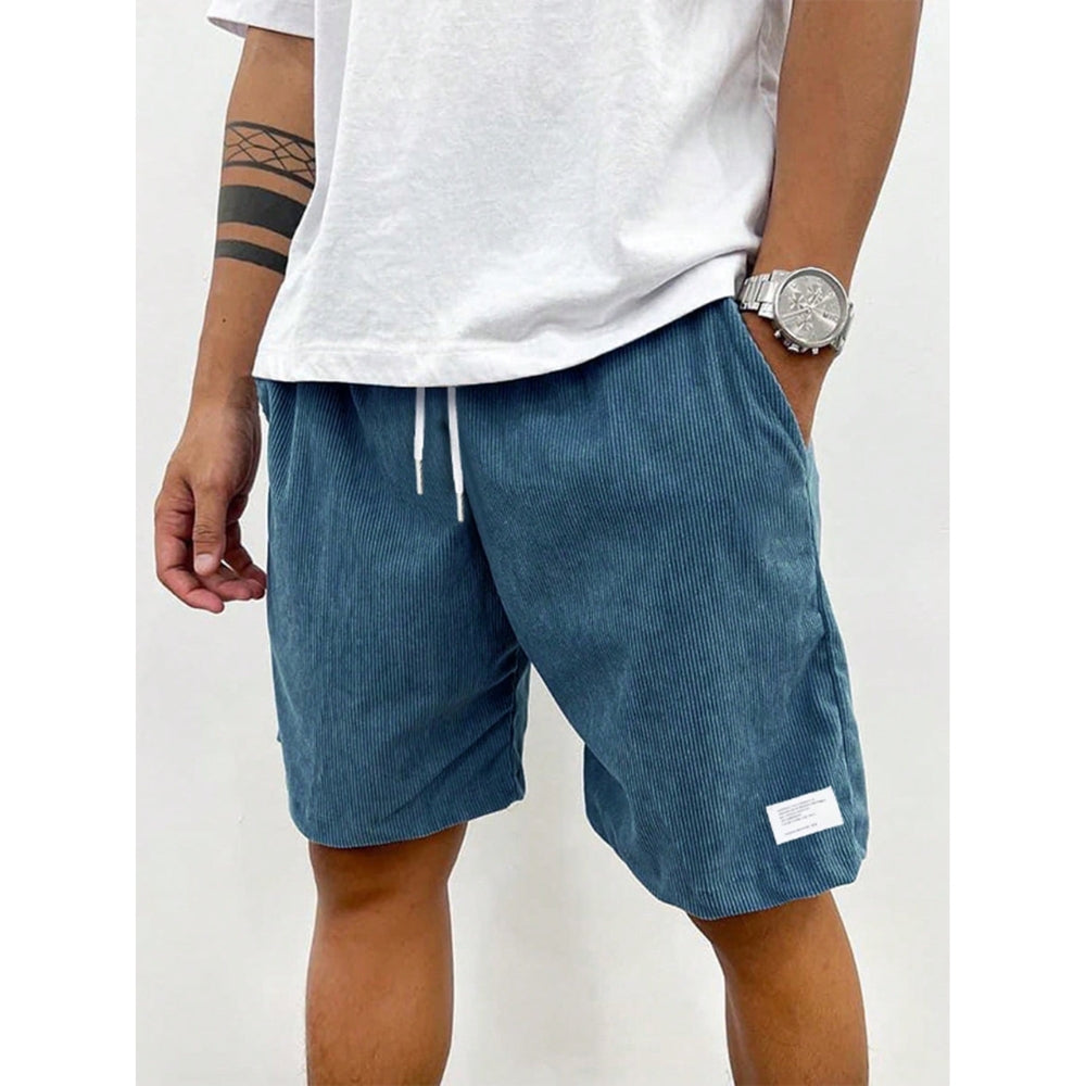 Casual Mason Shorts with Side Pockets and Adjustable Waist