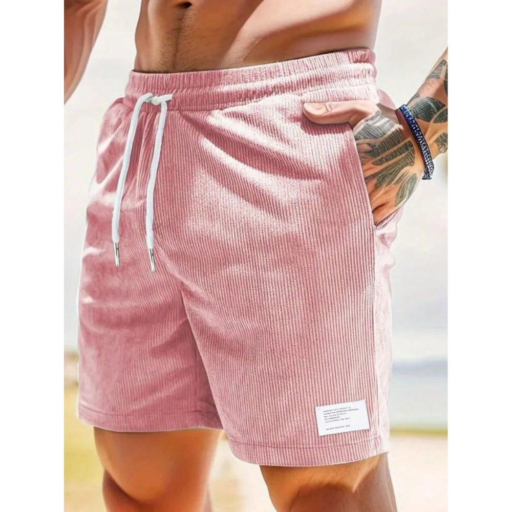 Casual Mason Shorts with Side Pockets and Adjustable Waist
