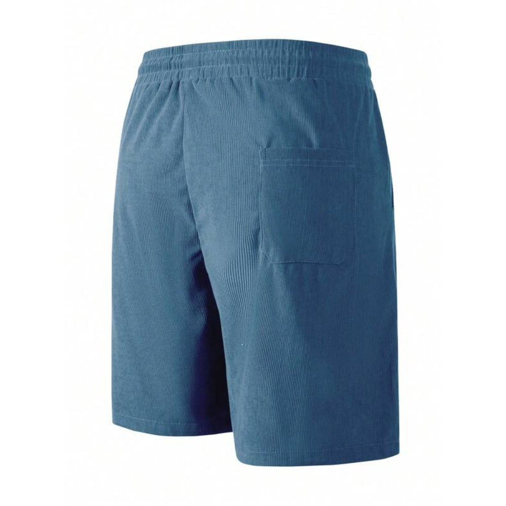 Casual Mason Shorts with Side Pockets and Adjustable Waist