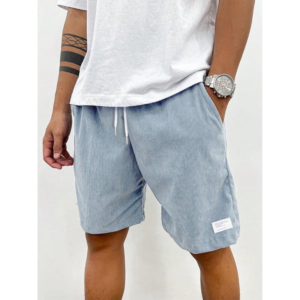 Casual Mason Shorts with Side Pockets and Adjustable Waist