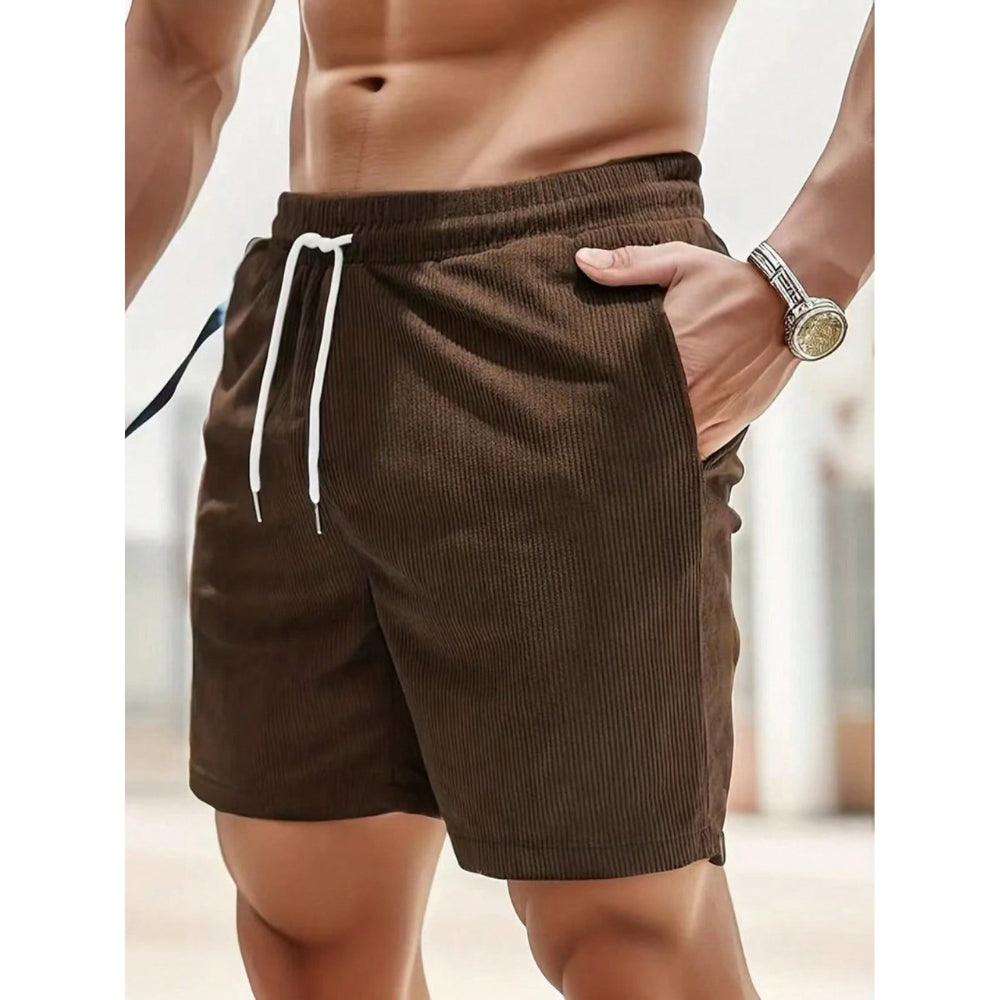 Casual Mason Shorts with Side Pockets and Adjustable Waist