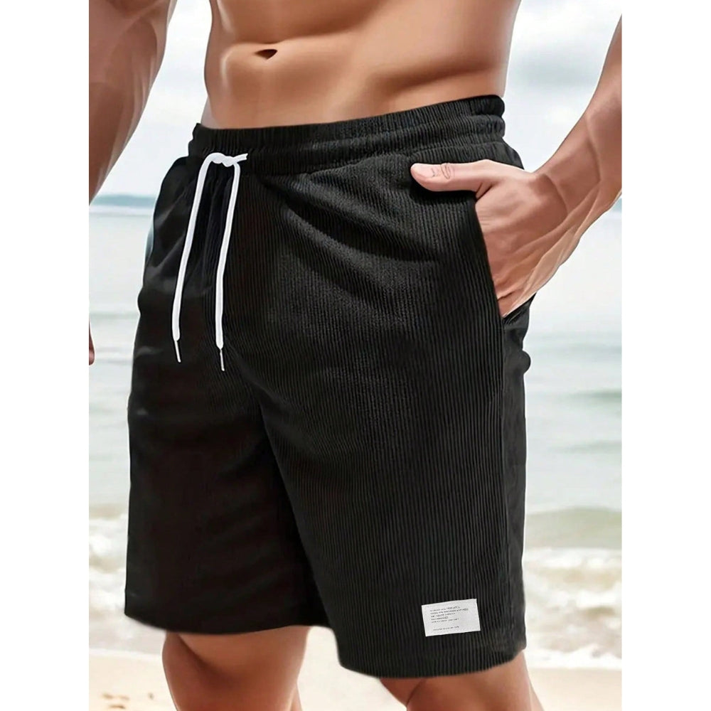 Casual Mason Shorts with Side Pockets and Adjustable Waist