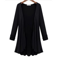 Long Sleeve Ruffled Cardigan