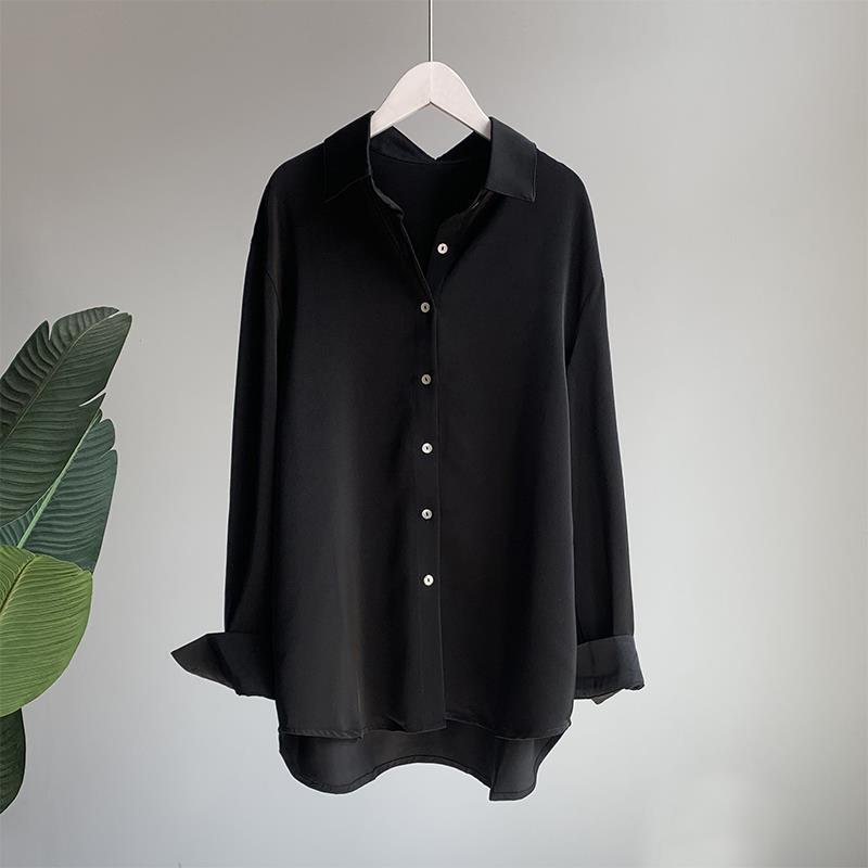 Image of Charity | Women's Long Sleeve Button-Down Blouse