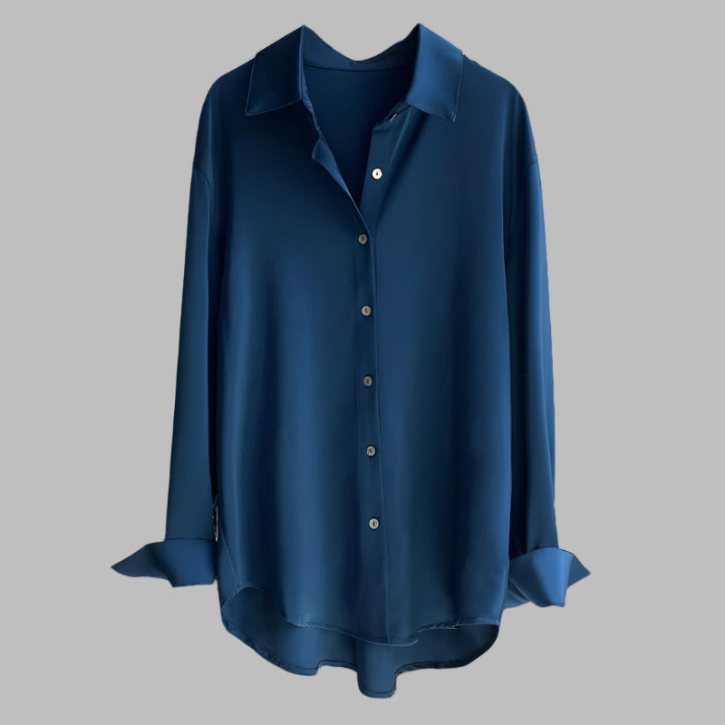Image of Charity | Women's Long Sleeve Button-Down Blouse