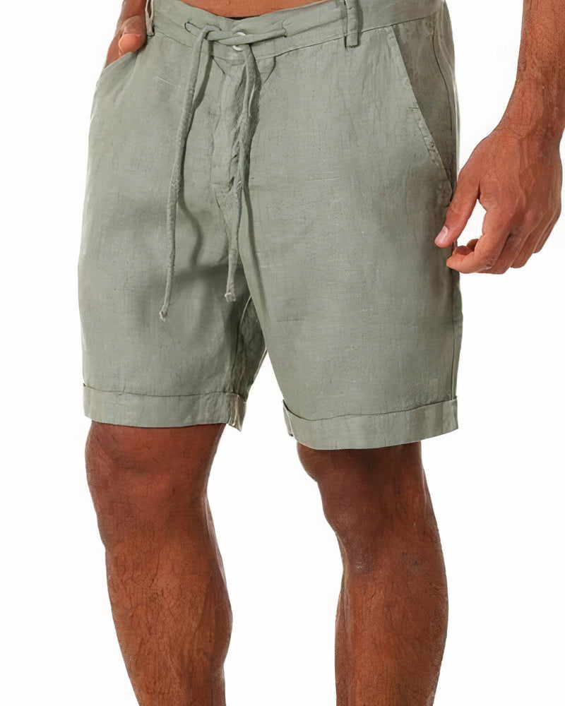 Image of Charles | Men's Drawstring Cuffed Casual Shorts