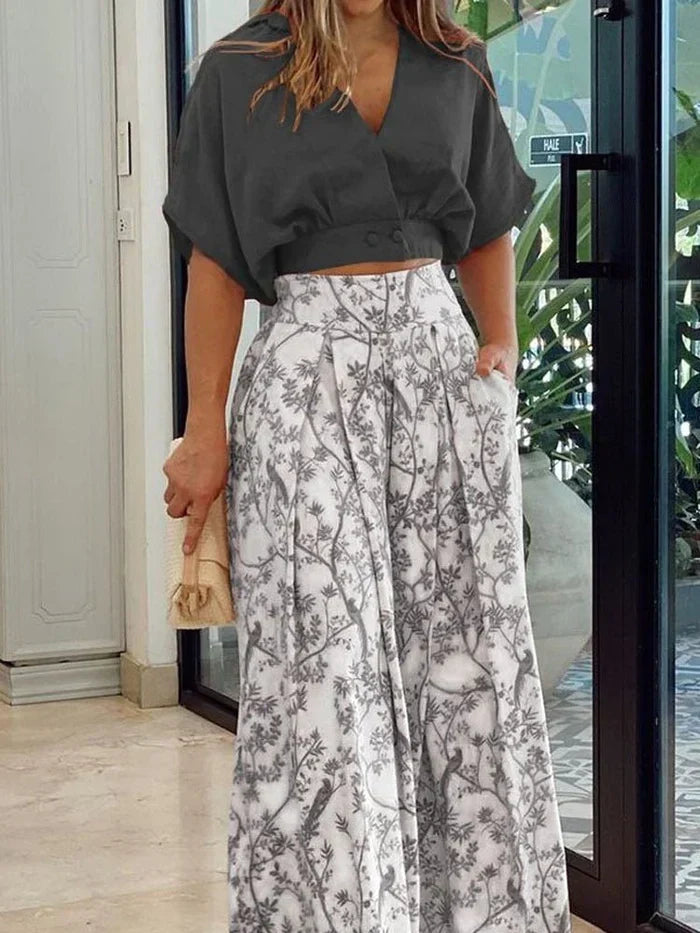 Image of Charlotte | Women's High-Waisted Two-Piece Set