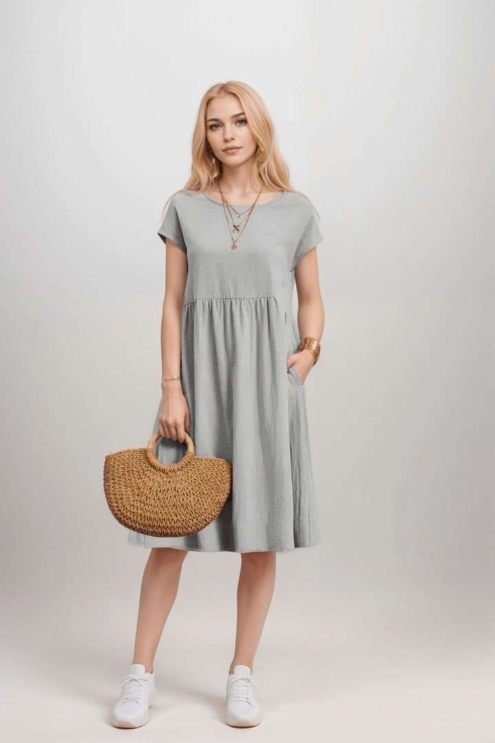 Image of Chelsea | Women's Casual A-Line Midi Dress