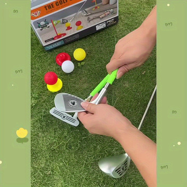 Children's Golf Set - Adjustable Clubs and Targets for Endless Play Fun