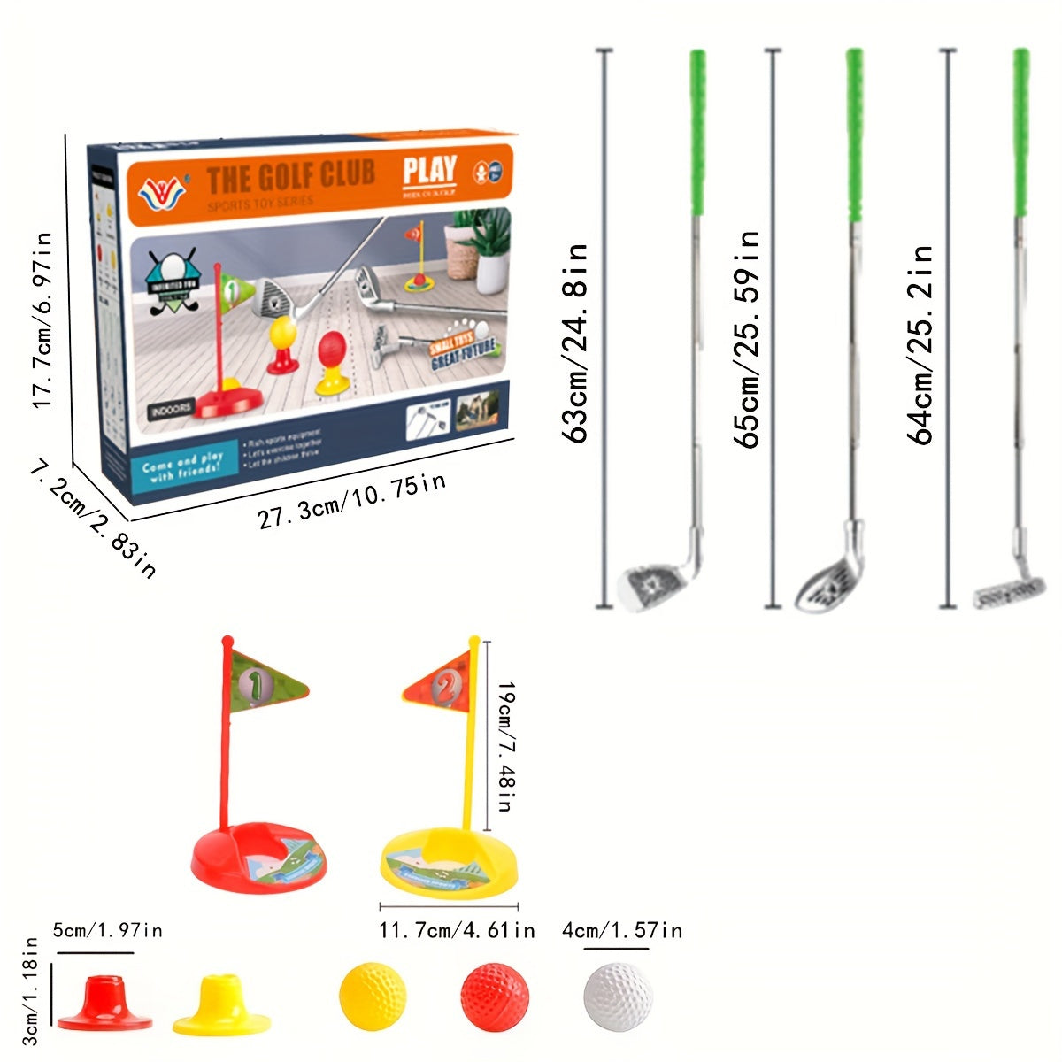 Children's Golf Set - Adjustable Clubs and Targets for Endless Play Fun