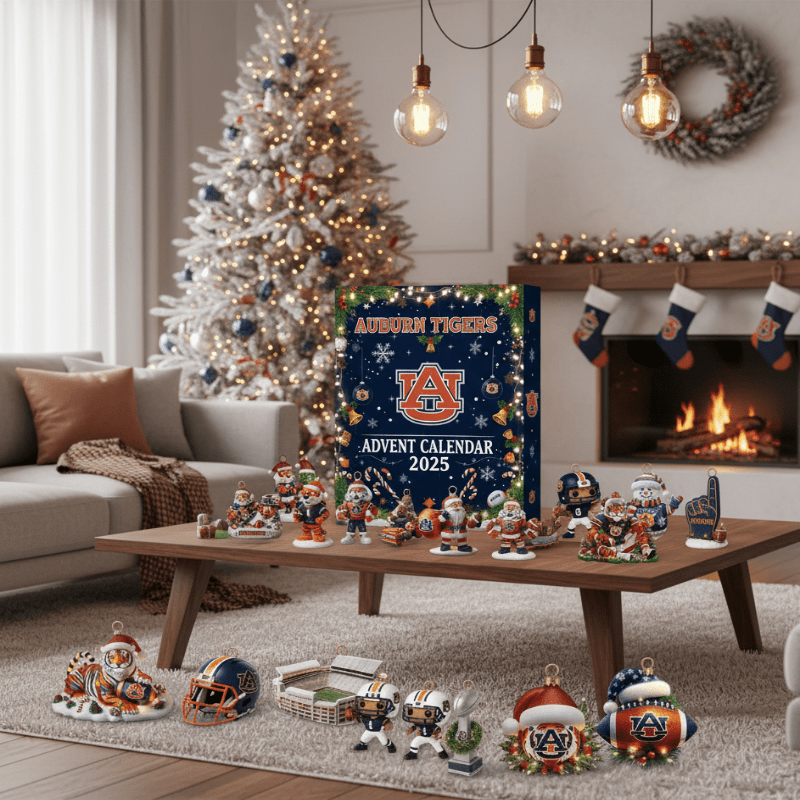 Christmas Advent Calendar with 25-Day Sequential Door Layout