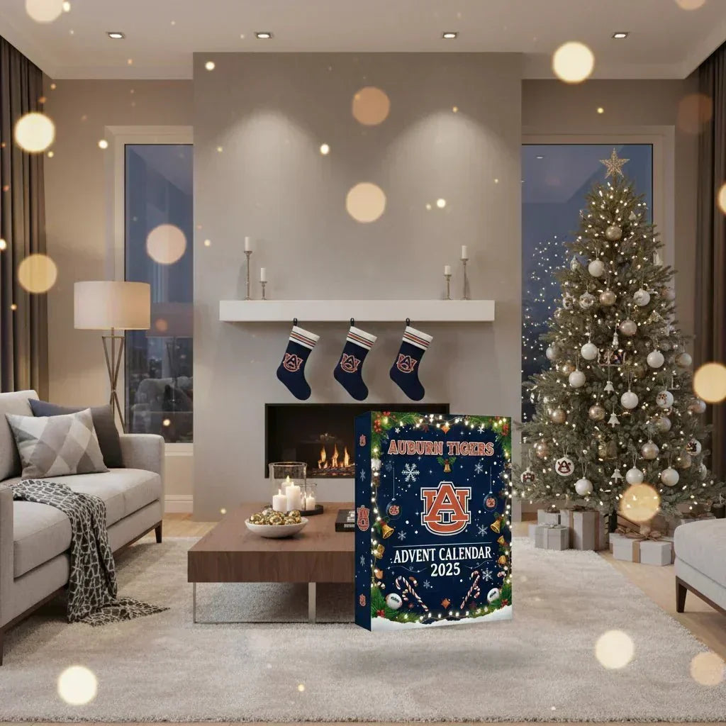 Christmas Advent Calendar with 25-Day Sequential Door Layout