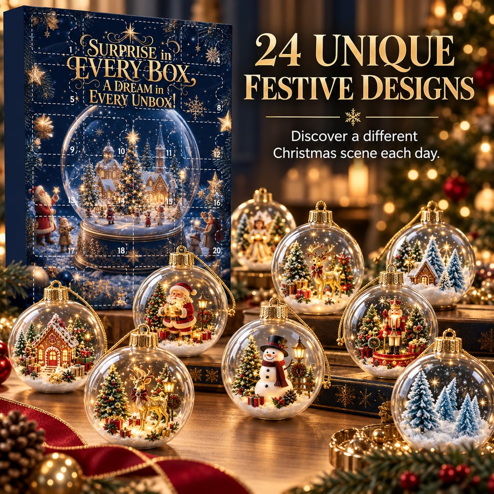 Christmas Baubles Advent Calendar 2026 – 24 Days Filled with Holiday Surprises