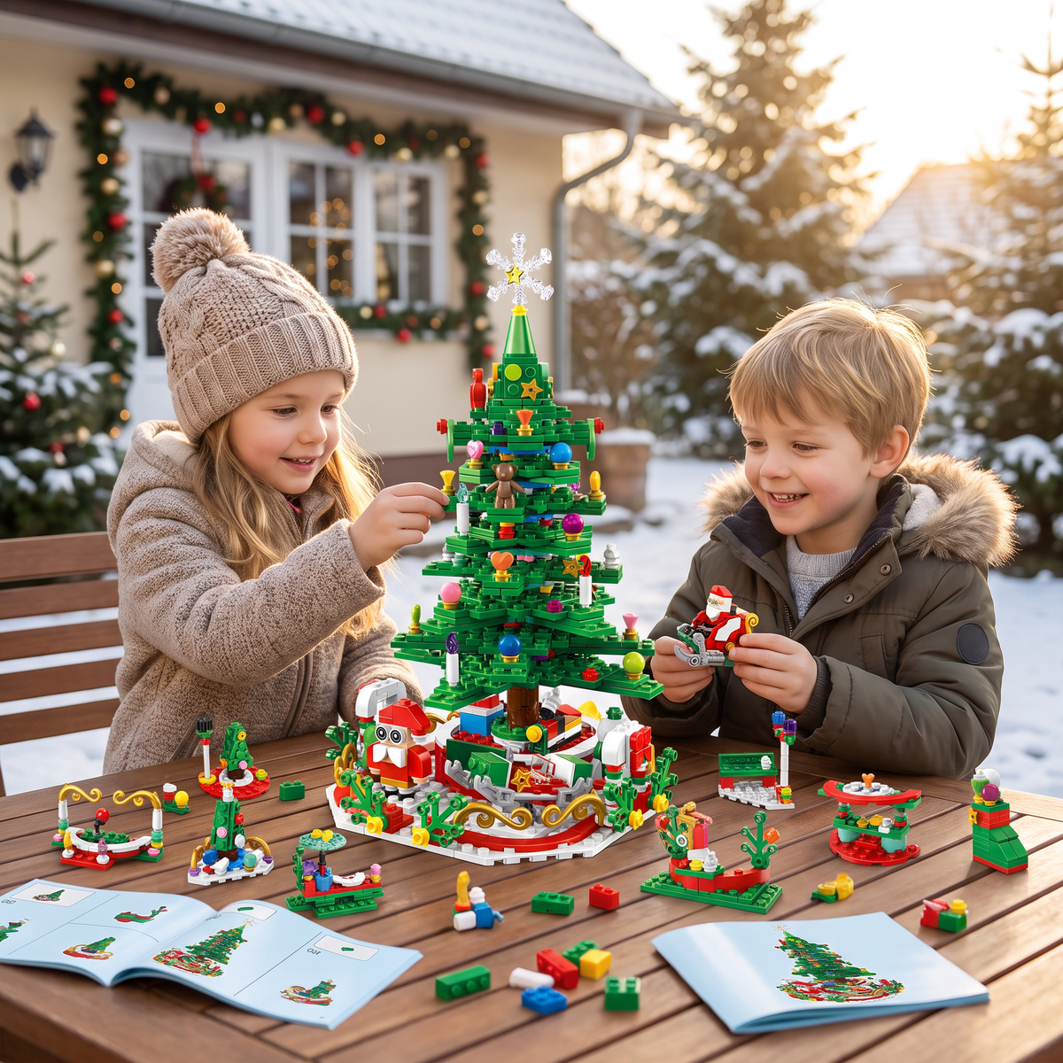 Christmas Tree Building Block Advent Calendar – 24 Days Filled with Building Joy