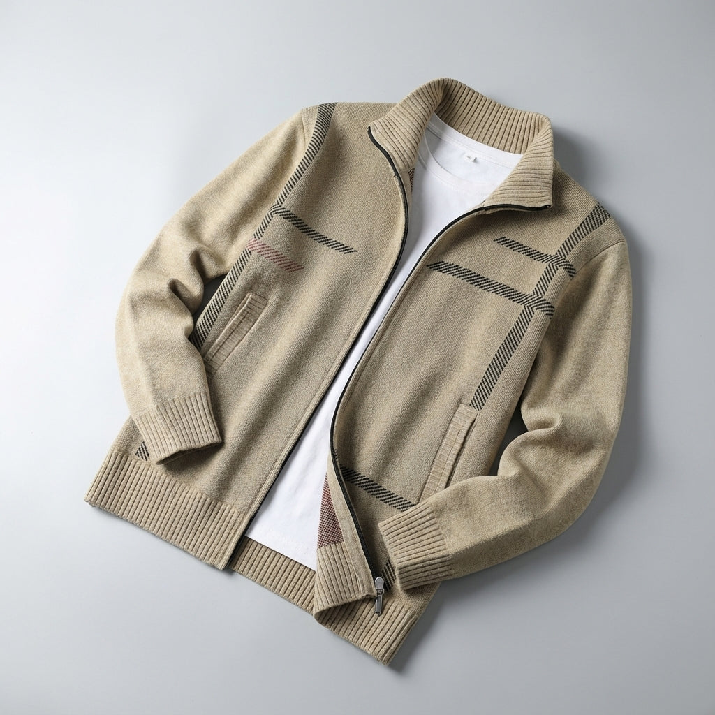 Image of Christopher | Men's Full Zip Casual Jacket