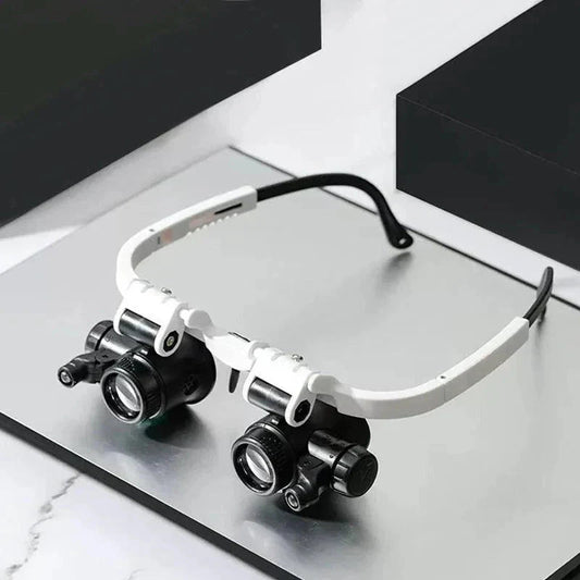 ClaritySight Pro LED Magnifier Glasses With 8x, 15x, and 23x Zoom
