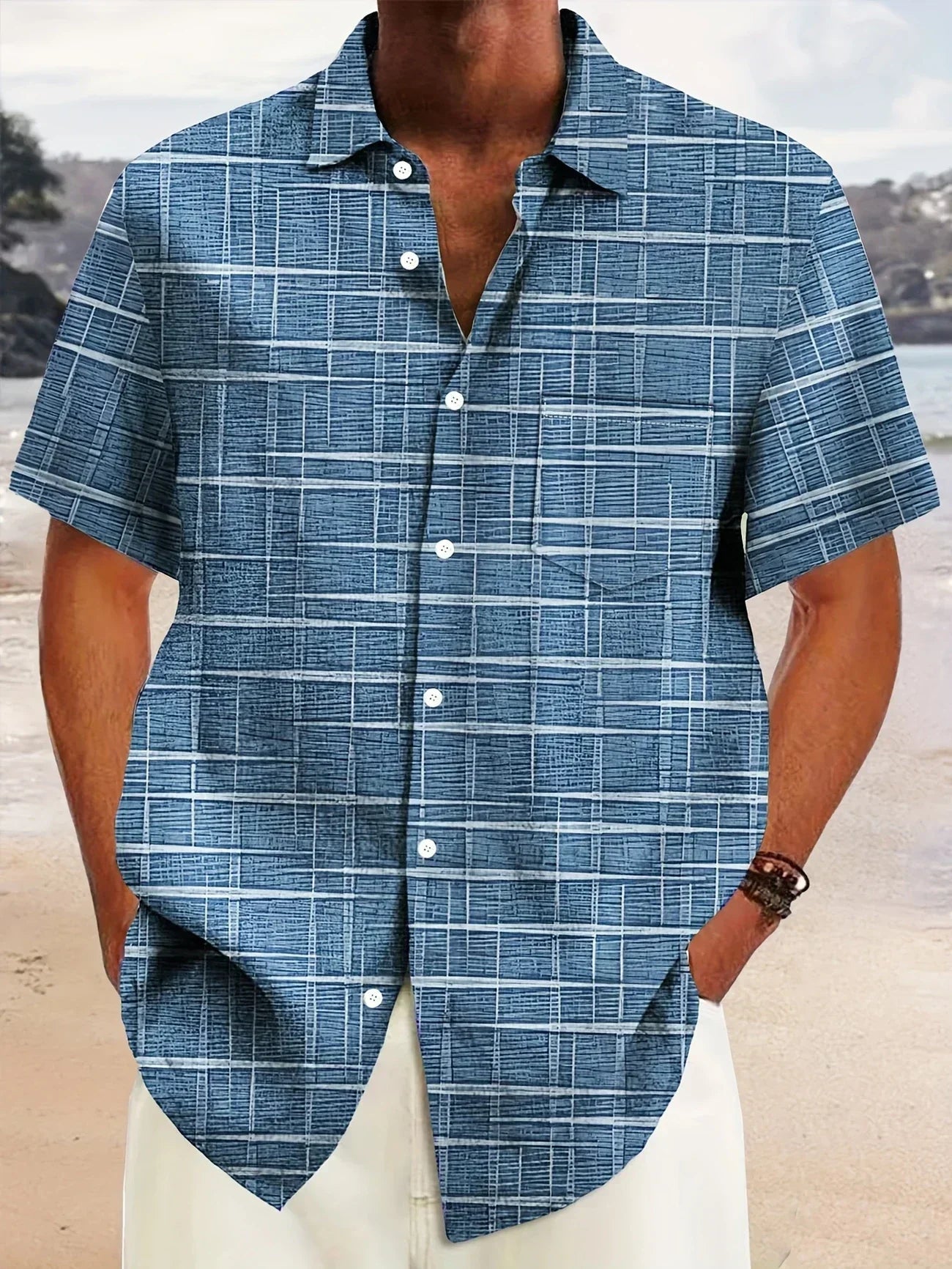 Image of Clark | Men's Button-Down Casual Shirt