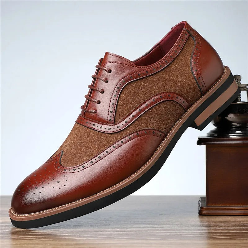 Image of Clark | Men's Wingtip Leather Dress Shoes