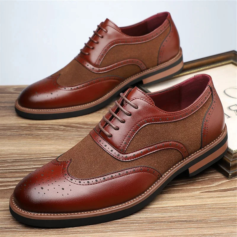 Image of Clark | Men's Wingtip Leather Dress Shoes