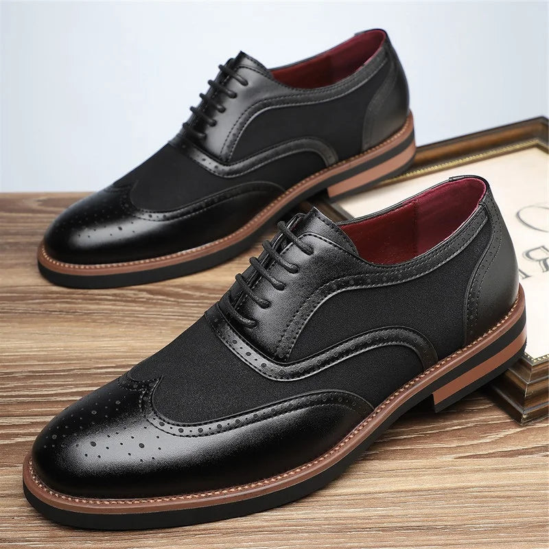 Image of Clark | Men's Wingtip Leather Dress Shoes