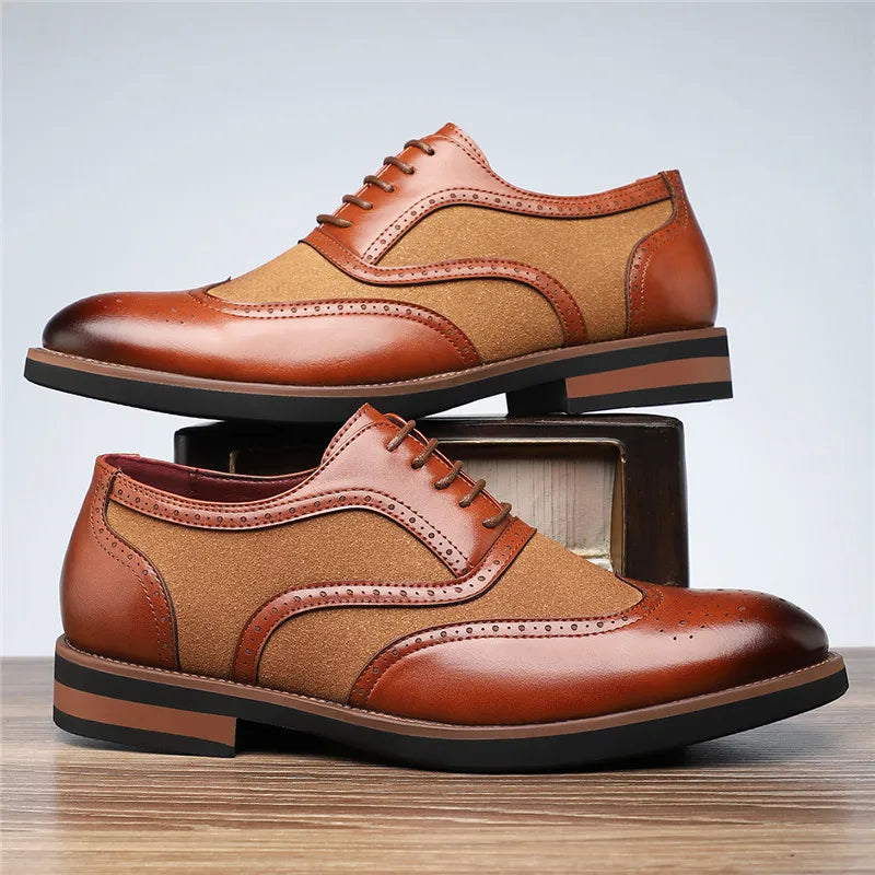 Image of Clark | Men's Wingtip Leather Dress Shoes